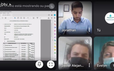 Actos de apertura técnica y económica proyecto a ejecución “Ampliación Sistema Agua Potable San Ramón a Collimallin, Penchucón y Niguen, Loncoche”.