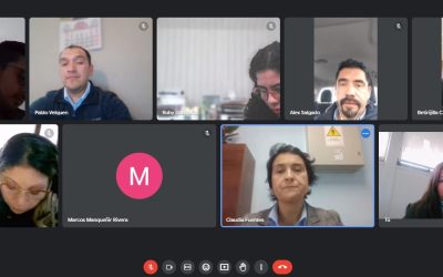 Reunión vía zoom con dirigentes de la Localidad de Panitao.