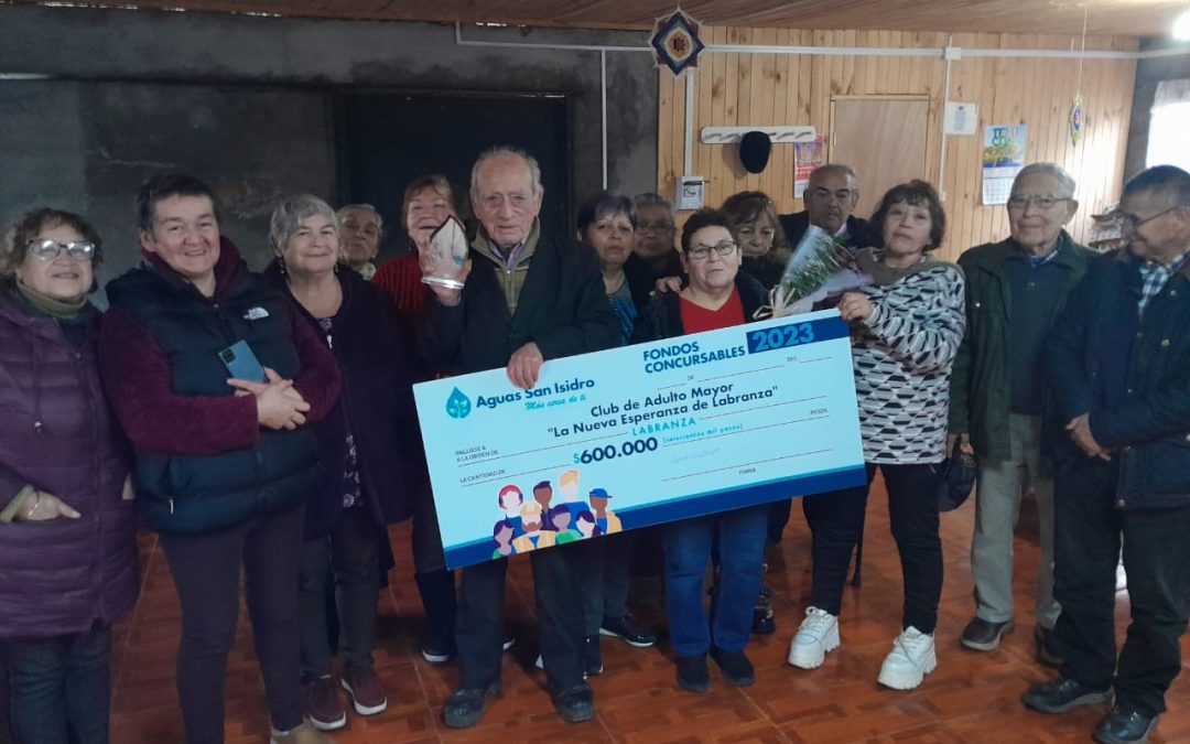 Premiación Club de Adulto Mayor «La Nueva Esperanza de Labranza», Fondos Concursables 2022