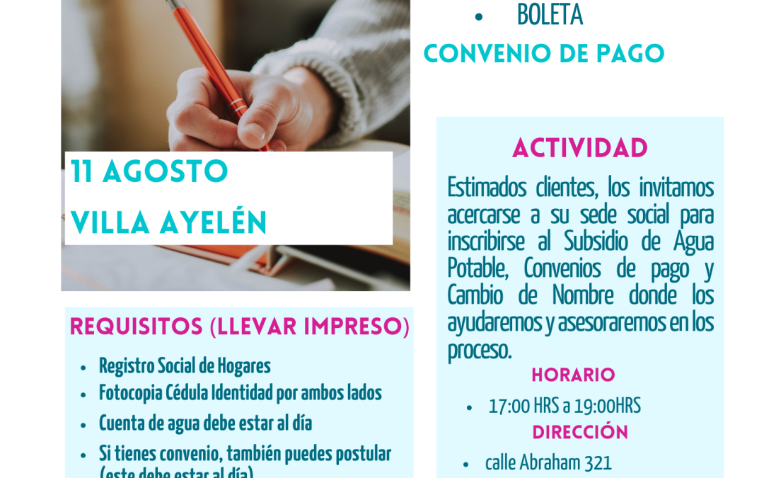 ¡Atención Villa Ayelén!