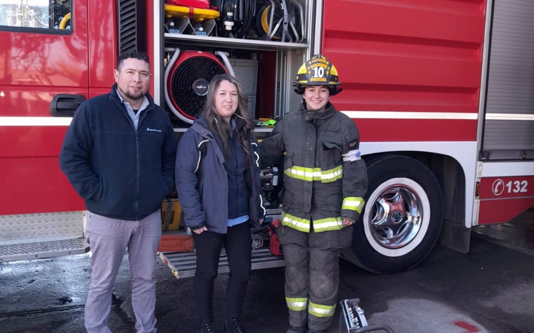 Reunión con la Decima Compañía de Bomberos de Labranza.