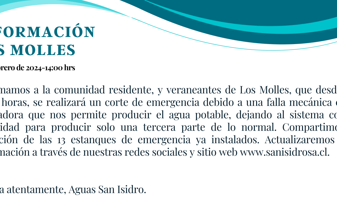 Información localidad de Los Molles