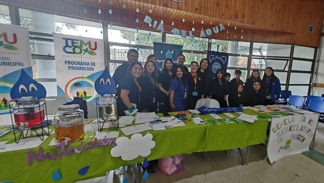 Celebran el día mundial del Agua junto a CESFAM de Labranza.