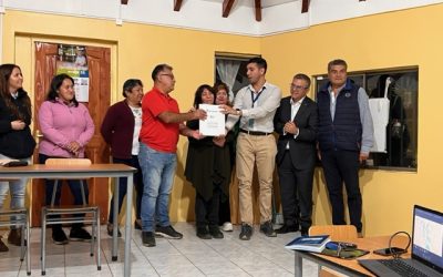 Reunión de entrega de Proyecto de Diseño de APR a comunidad y comité Huete Rucan