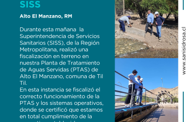 FISCALIZACIÓN SISS | ALTO EL MANZANO📍