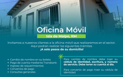 OFICINA MÓVIL | ISLA DE MAIPO, RM