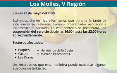 TRABAJOS PROGRAMADOS | LOS MOLLES