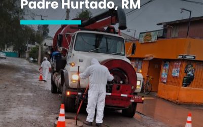 ¡El compromiso es con ustedes! Limpieza profunda de la red de alcantarillado | Padre Hurtado