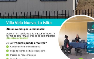 ¡Oficina móvil en Villa Vida Nueva, La Islita!