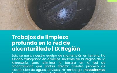 ¡Cuidemos juntos la red de alcantarillado!