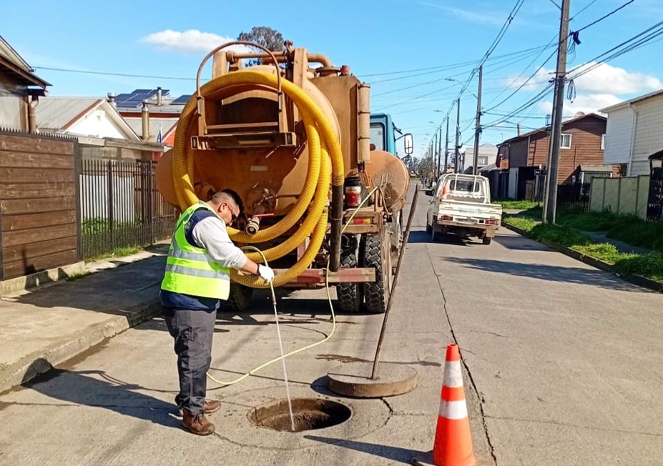 Limpieza en la red de alcantarillado | Labranza
