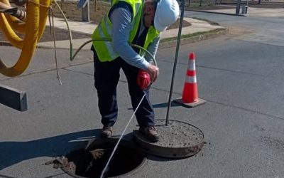 Limpieza profunda en la red de alcantarillado en San Ramón
