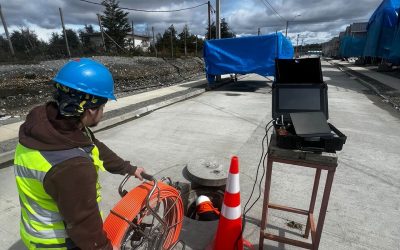 Inspección televisiva en nuevos colectores, para nuestros futuros clientes | Puerto Montt