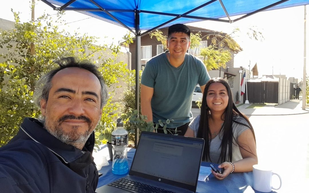 ¡Nuestra oficina móvil llegó hoy hasta el condominio Lo Cruzat en Quilicura!