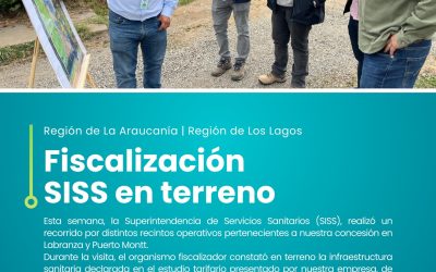 Inspecciones SISS en nuestros recintos operacionales de la Región de La Araucanía y Los Lagos