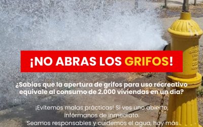 ¡Evitemos malas prácticas con los grifos!