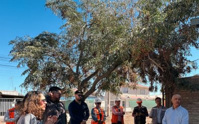 Reunión de coordinación con Constructora Mavasa, SERVIU, e I. Municipalidad de Padre Hurtado