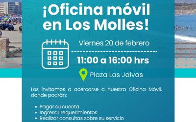 ¡Nuestra oficina móvil llegó a Los Molles!
