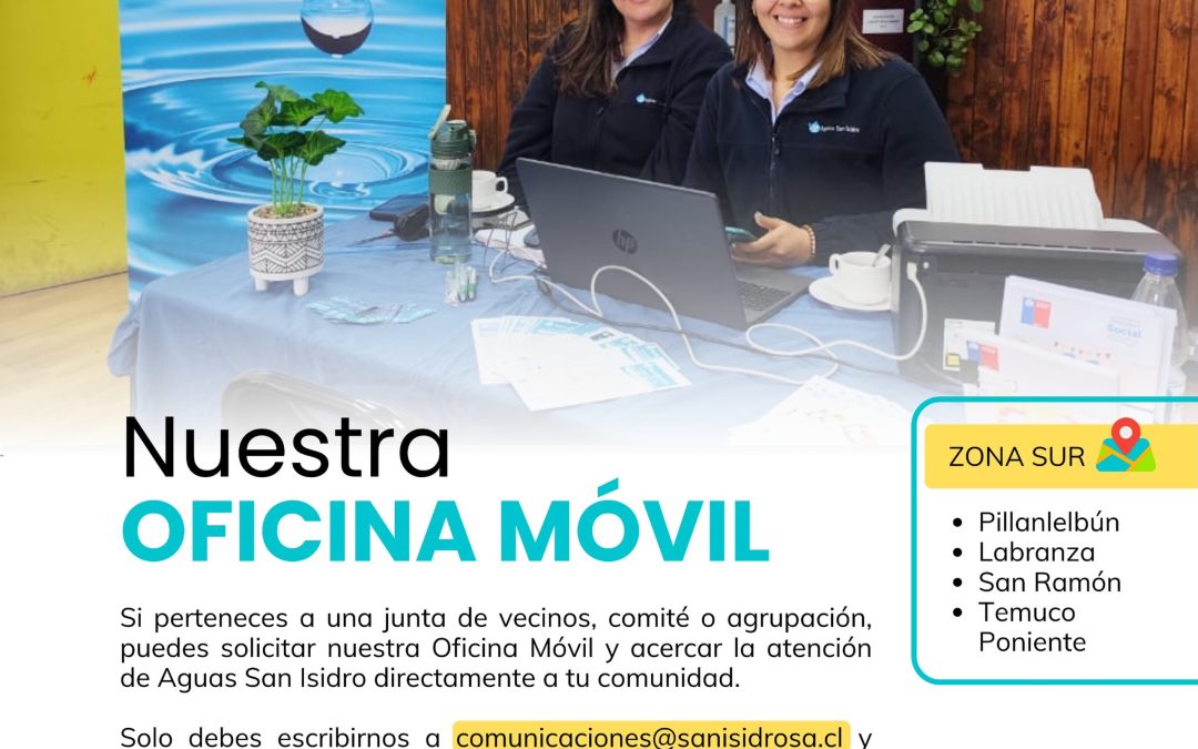 ¡Solicita una oficina móvil en tu sector!