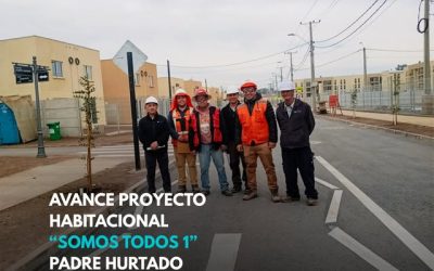 Avance de proyecto habitacional «Somos Todos 1» de Padre Hurtado