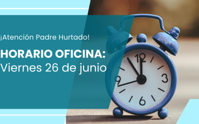 Horario de atención oficina comercial Padre Hurtado: viernes 26 de junio