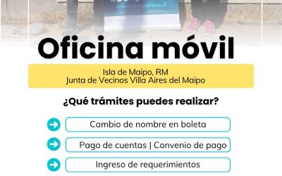 Oficina móvil – Isla de Maipo