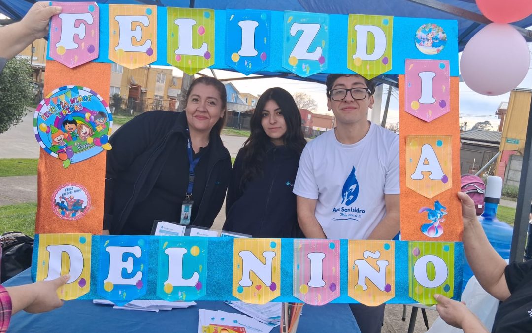 ¡Aguas San Isidro presente en el Mes de la Niñez de Labranza!